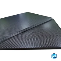 Bordo Anti-UV materiale composito della fibra del carbonio di alta durezza 0.5-6MM 125X75mm 3K pianura opaca lucida del pannello del piatto del carbonio