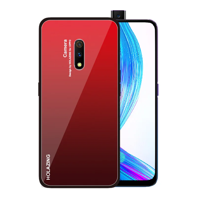 Популярный бренд OPPO realme X Youth Gradient glass чехол для телефона защитный чехол realme 3 Pro K3 K1