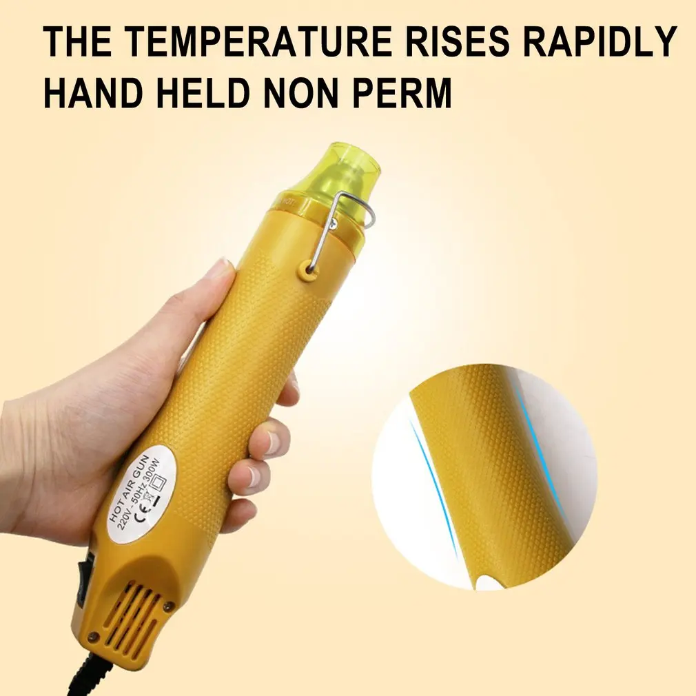 300W Mini Hot Air Gun DIY Embossing Drying Paint Heat Tool Soft Ceramic Soft Clay 300W
