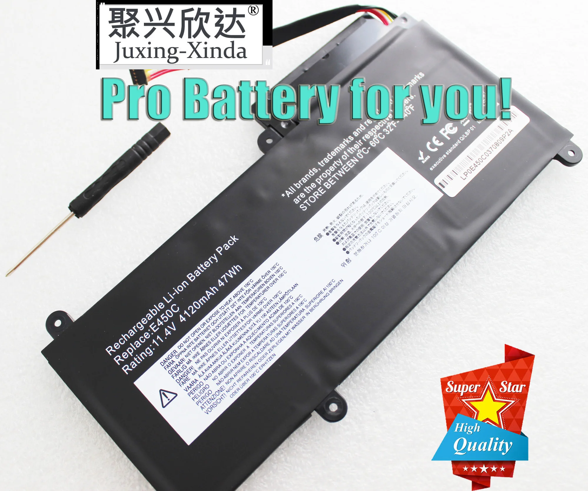 

47WH 45N1754 45N1755 Battery For Lenovo E450 E450C E455 E460 E460C 45N1756 45N1757 Laptop Battery 11.4V 47Wh