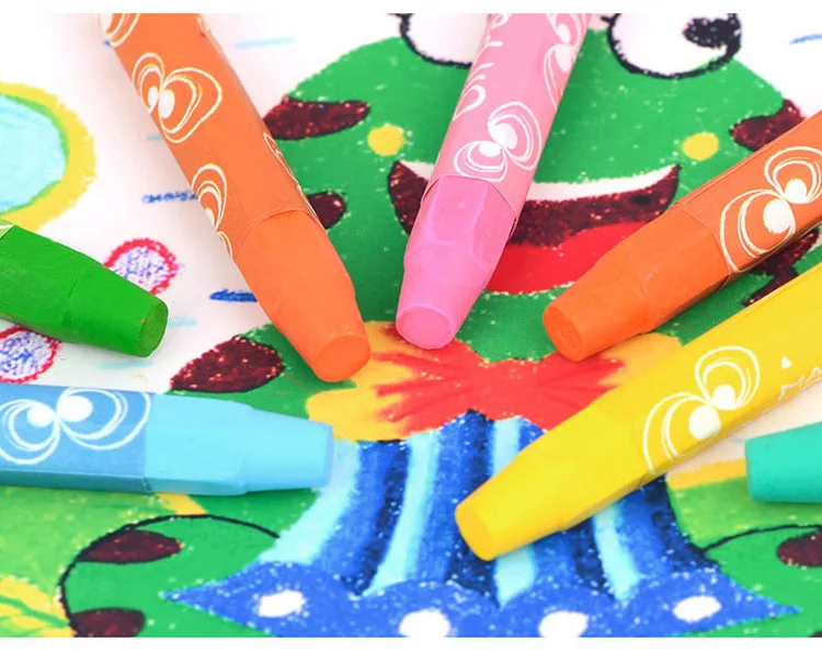 MARCO Marco Children Painted Crayon Not Easy to Break 24 Color Crayon Set 1100