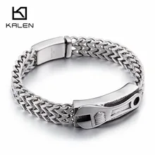 Высококачественные инструменты, гаечный ключ, очаровательный браслет для мужчин, 23 см, нержавеющая сталь, сетка, звено цепи, браслет, гаечный ключ, нарукавная повязка, ювелирное изделие