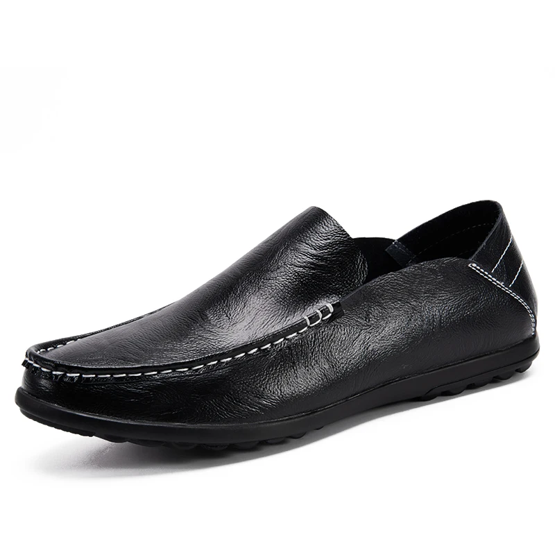 

Genuine leather peas shoes autumn and winter new men's breathable soft sole trend all-match business casual leather shoes