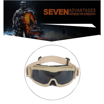 

Outdoor Windproof Glasses Army Fans CS Paintball Game Goggles Tactical Goggles Outdoor Glasses Shockproof Glasses Alpha Glasses