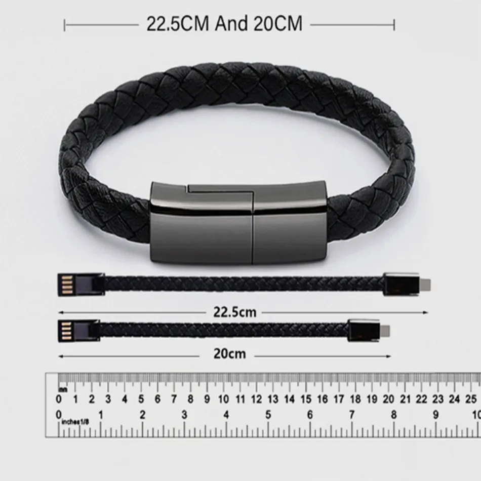 Портативный микро USB кабель для iPhone samsung Xiaomi быстрое зарядное устройство синхронизации данных провод шнур зарядный кабель USB type C кабель для мобильного телефона
