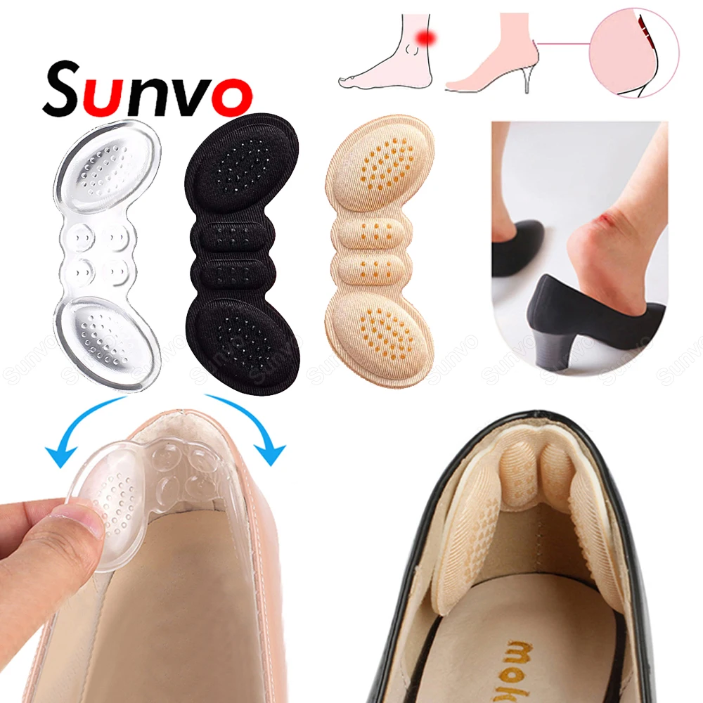 Almohadillas protectoras de silicona para zapatos de mujer, plantillas de  Gel de tacón alto para zapatos, alivio de dolor de talón, forro de  cojín|Rellenos y cojines| - AliExpress