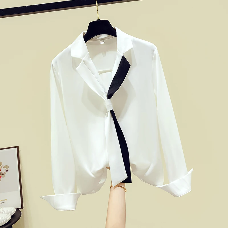 Великолепный дизайн Женские офисные рубашки 2020 осень женская одежда с длинным