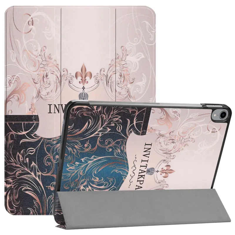 Чехол для iPad Pro 1"() Smart Cover Funda для нового iPad Pro 11 дюймов принт шаблон складной Стенд Coque Shell+ пленка+ ручка - Цвет: P021