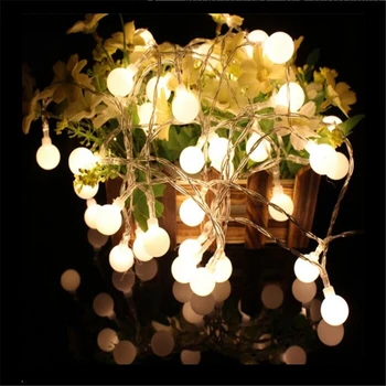 

LED String Light small white Ball 1M 2M 3M 5M 10M 20M AA Battery Holiday Christmas Wedding Garden outdoor Decoration lights