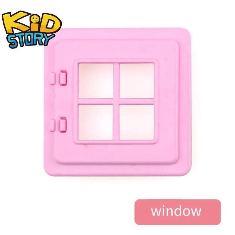 window Мини-конструктор из одного кирпича, Магнитный конструктор, дизайнерские игрушки, 3D Строительные блоки для раннего обучения, DIY Кирпичи для детей, магнитные плитки - Цвет: window