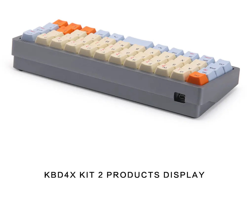 Полностью собранная клавиатура NIU40 с переключатель Cherry и колпачки для ключей
