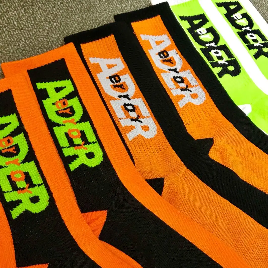 Ader Error Socks Harajuku Hip Hop Women Men Skateboard Street Dance Gift Kanye West Winter Ader Error Street Fashion Cool Socks