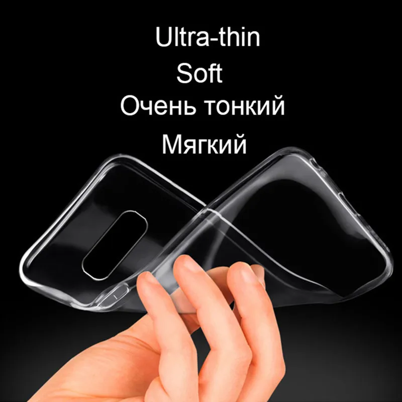 Прозрачный мягкий силиконовый чехол для Samsung S20 Ultra S10 Lite S9 S8 Plus S7 S6 Edge S5 S4 S3 Mini Note 4 5 8