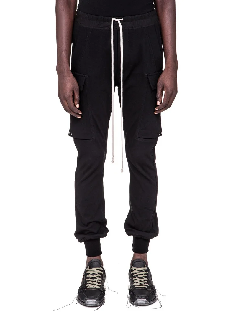 QoolXCWear высокие уличные брюки карго мужские хип хоп однотонные модные карманные брюки карго 8066
