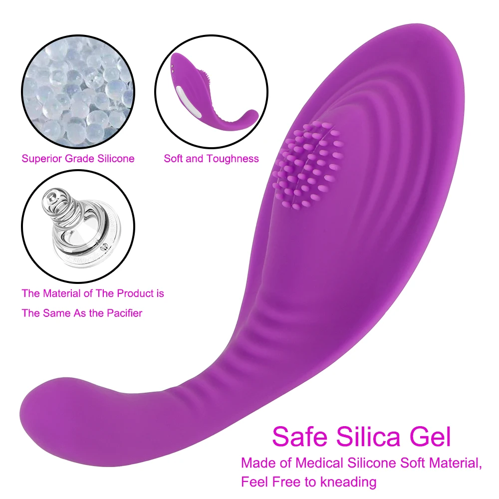 Wireless Remote Control Panty Vibrator Invisible Clitoris Stimulator_voghion.com