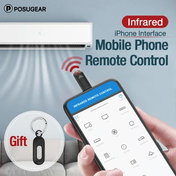

Posugear iPhone Interface Smart App Control Mobile Phone Rremote Control Wireless Infrared Appliances Adapter IR USB Adapter