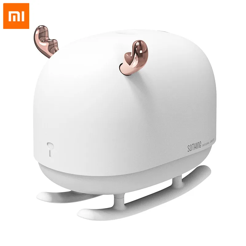 Xiaomi Mijia Sothing 260 мл, увлажнитель с оленем, светильник, Usb, домашний увлажнитель воздуха, очиститель воздуха, атмосферный Ночной светильник, Автоматическое отключение питания