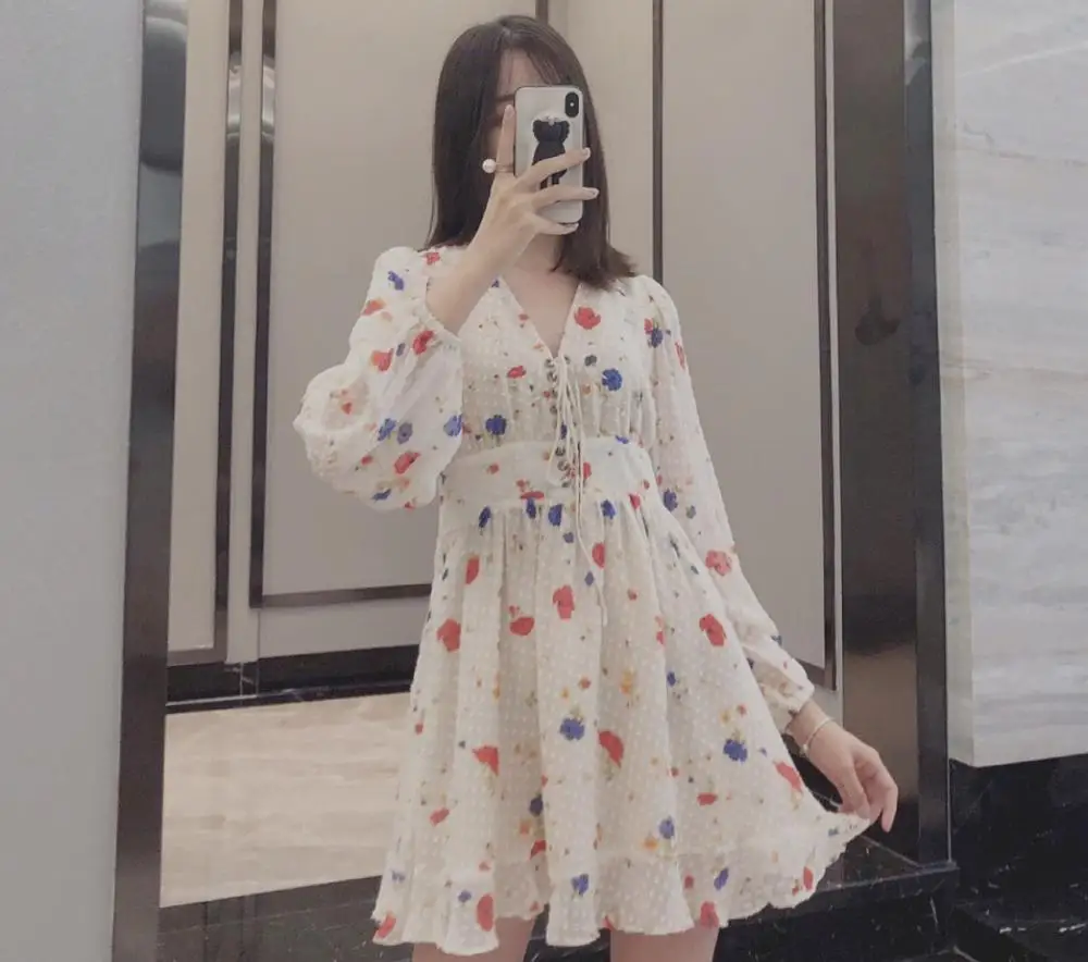 Женское богемное кружевное короткое официальное платье LILYPAUL
