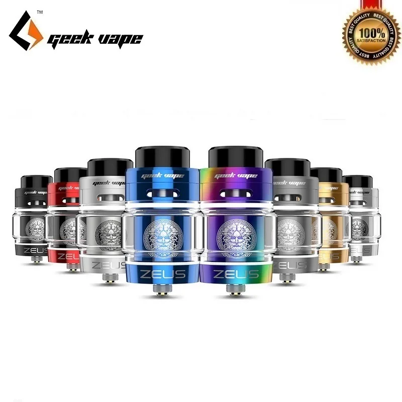 Атомайзер Geekvape Zeus Dual RTA электронная сигарета с герметичным верхним потоком