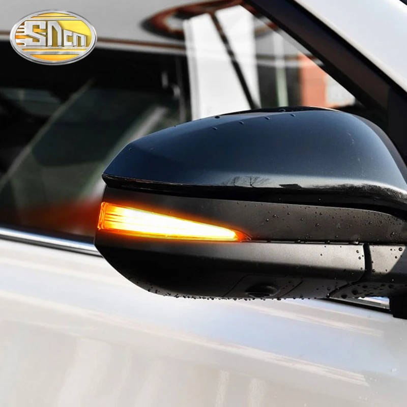 2 шт. Динамический светодиодный указатель поворота для Toyota Highlander XU50- зеркало заднего вида Индикатор для зеркала последовательного мигалки лампы