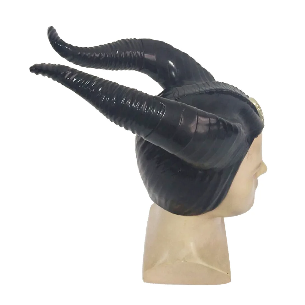 Maleficent: Mistress of Evil cosplay Prop Maleficent головные уборы ПВХ Роговая маска реквизит для Хэллоуина головные уборы шлем вечерние Black queen