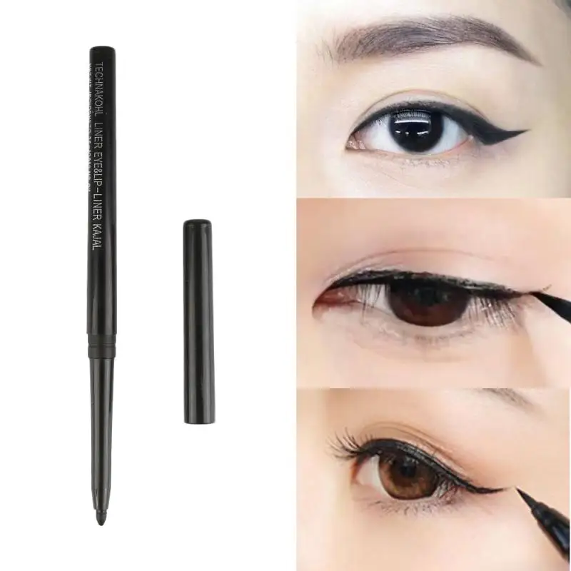 

1pcs Waterproof Durable Eyeliner Quality Pigment Black Pencil Eyeliner Cosmetics Natural Big Eyes Softening Makeup Tool TSLM2