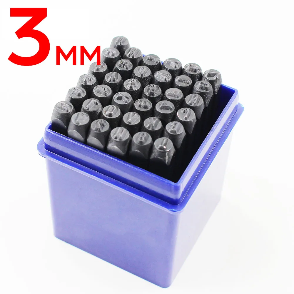 Description Picture 5 of itemNumbers Alphabets Printing Tools Creative Leather Handmade Carving Tool DIY Craft Embossing Stamp For Leather Steel Punch