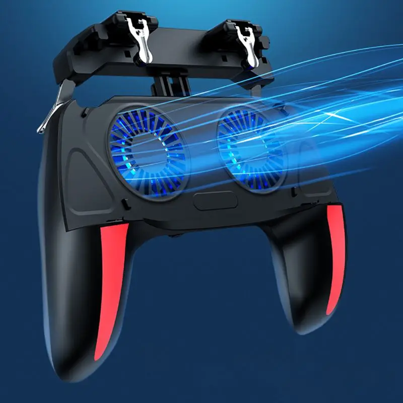 H10 Six Finger Mobile Game Controller Fire Key Button for PUBG Mobile Game Eating Chicken Artifacts