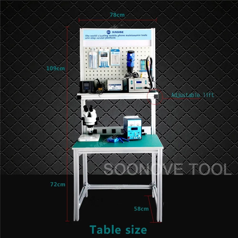  SS-019 Cleaning Room Dust-free Working Room Anti Static Work Table Mobile Repair Room For Phone LCD