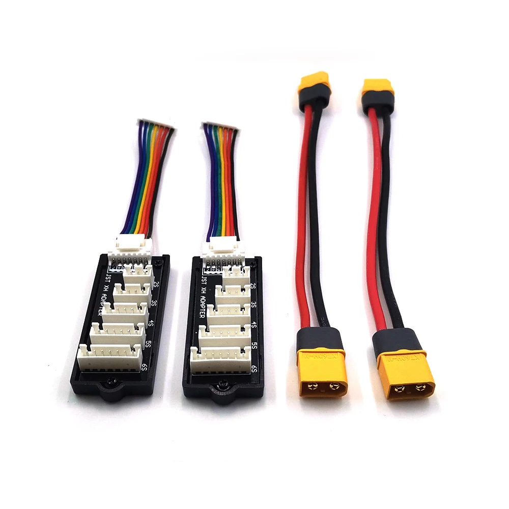 Два зарядного кабеля XT60 и два JST XH баланса для ISDT D2 P10 P20 Hota D6 P6 ToolkitRC M6D зарядное