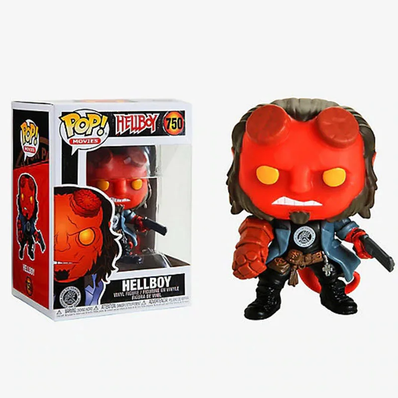 

Funko Pop Marvel Comics Hellboy #750 Vinyl Figure Dolls Toy Hellboy Action Figure Model Collection Decoration Toys for Children