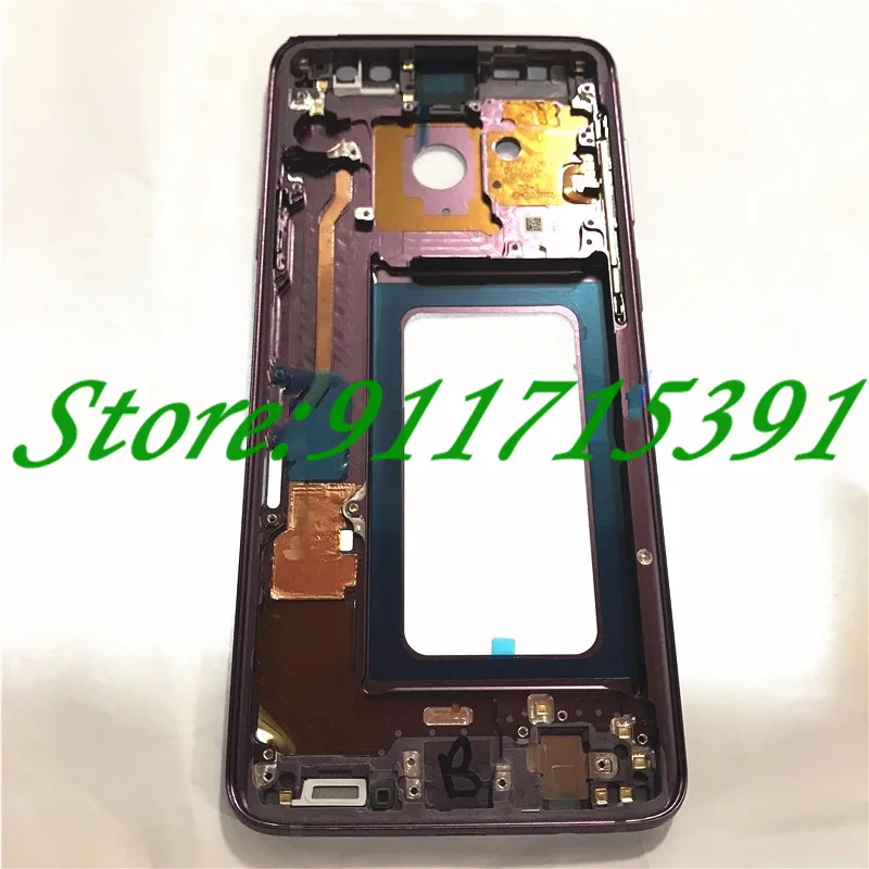 android mobile frame Middle Frame For Samsung Galaxy S9 G960 S9+ S9 Plus G965 Phone Housing Chassis LCD Plate And Power Volume button phone frame photo