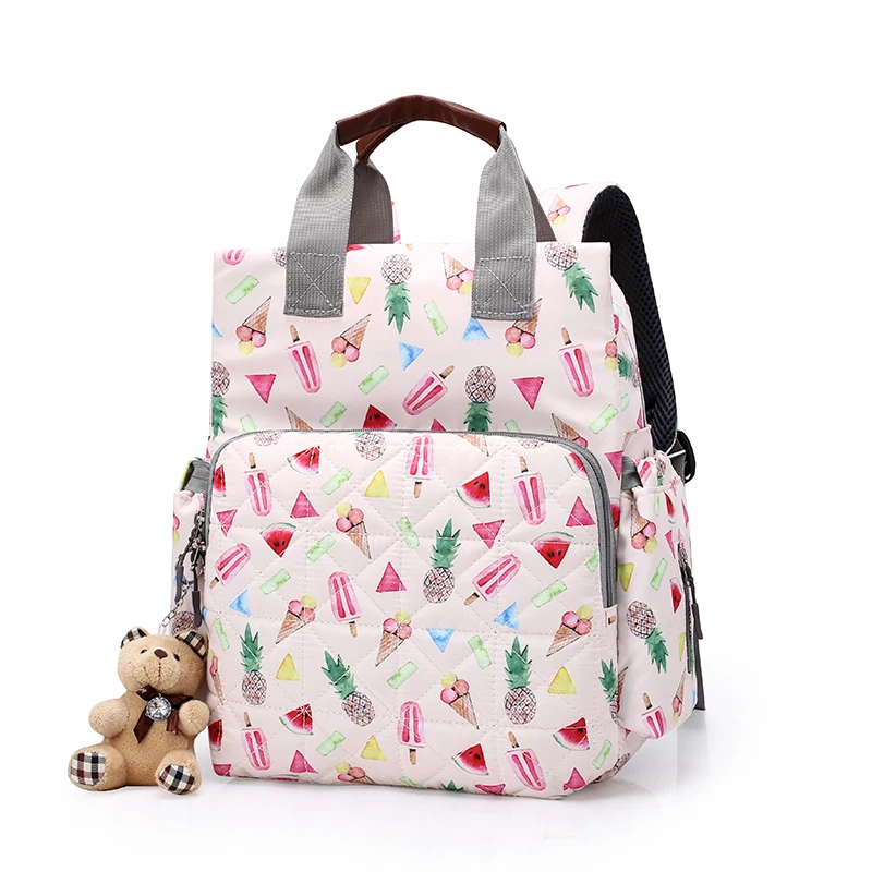 New maternity diaper bags backpack baby care fashion Mummy nappy bag  Large bag for stroller  waterproof