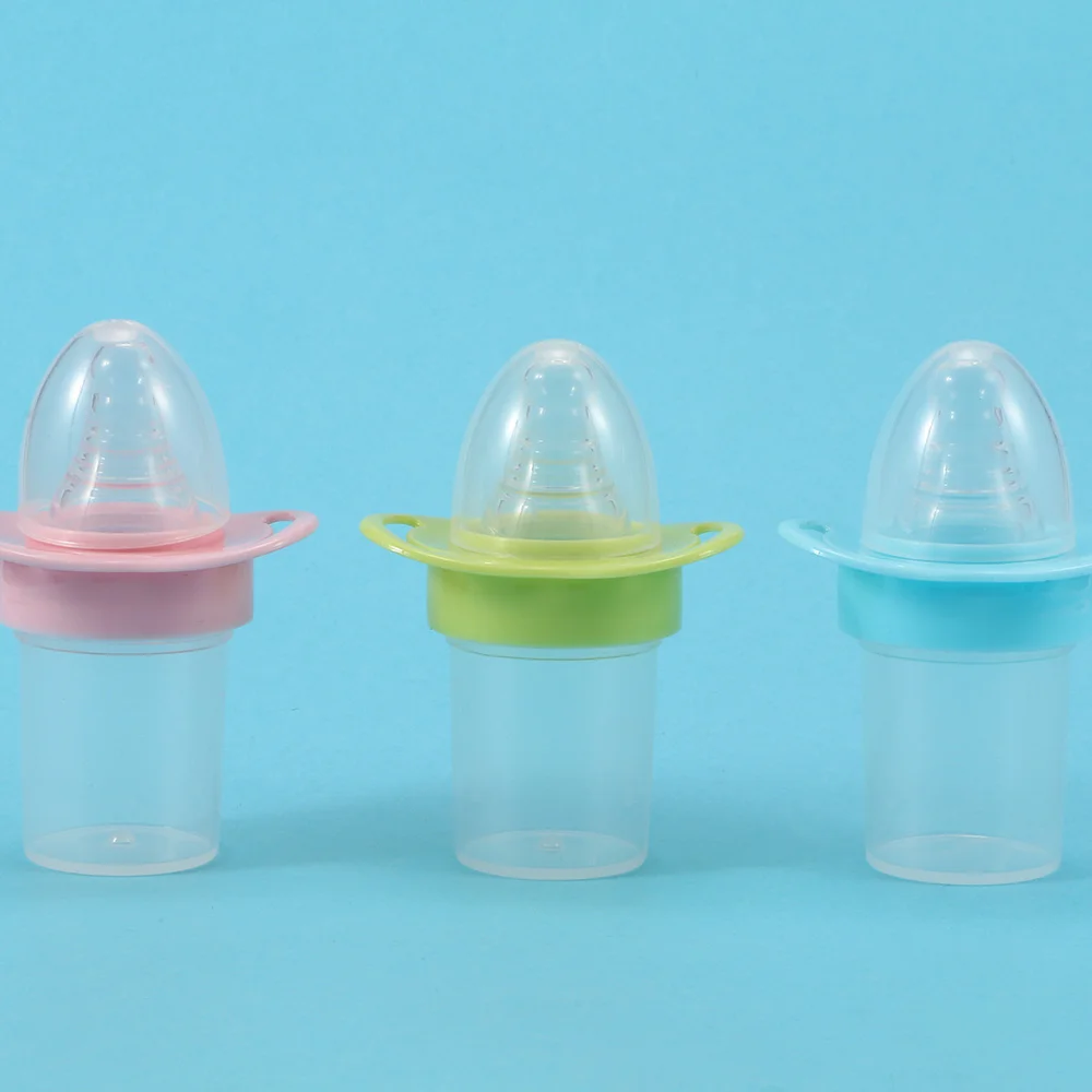 25ml Baby Silicone Nipple Pacifier Medicine Feeder Water Food Feeding Bottle Baby Care Safety Feeding Bottle