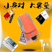 TM Summer New Style Sports Mobile Phone Armstrap Men And Women Running Wrist Wrap Outdoor Waterproof Nylon Arm Bag