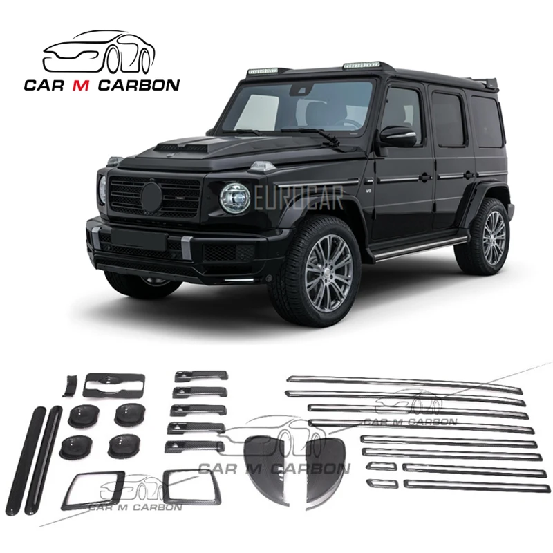2019 2020y W463A комплект карбоновой отделки для наружной g класса w464 g500 g63 g550 g350 крышка