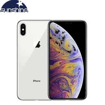 Перейти на Алиэкспресс и купить Разблокированный оригинальный iPhone XS Max 256G 6,5-дюймовый ОЗУ 4 Гб ПЗУ 64 Гб/256 Гб телефон с двойной картой и полноэкранным смартфоном