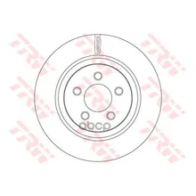 Диск Тормозной Передний Dodge Nitro, Jeep Cherokee(Kk) 4x4 332мм Df6263 TRW/Lucas арт. DF6263