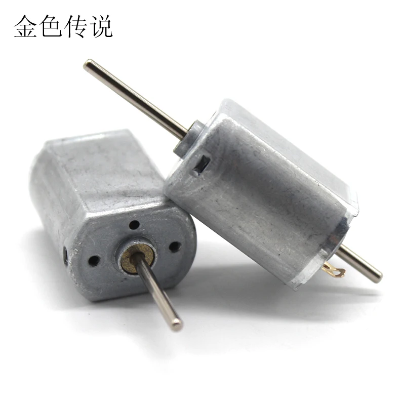 Двухосный FK130SH мини-Мотор dc модель diy 0,6 модульный червячный мотор с железной задней крышкой