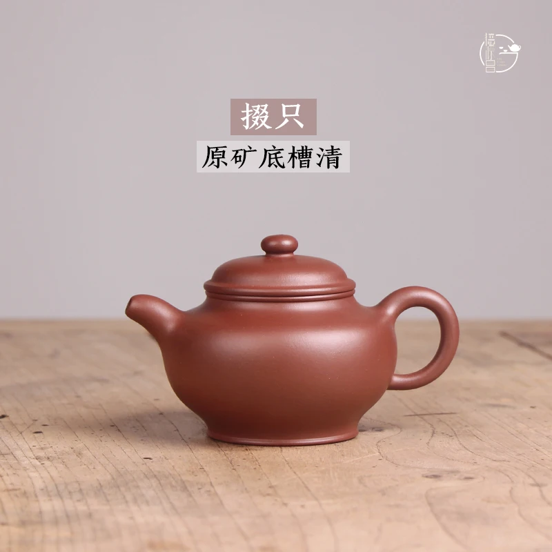 

DE chang, yixing, пурпурный песок, чистый ручной нижний поднос, инженерная мисс Ву Цин Duo горшок ручной работы
