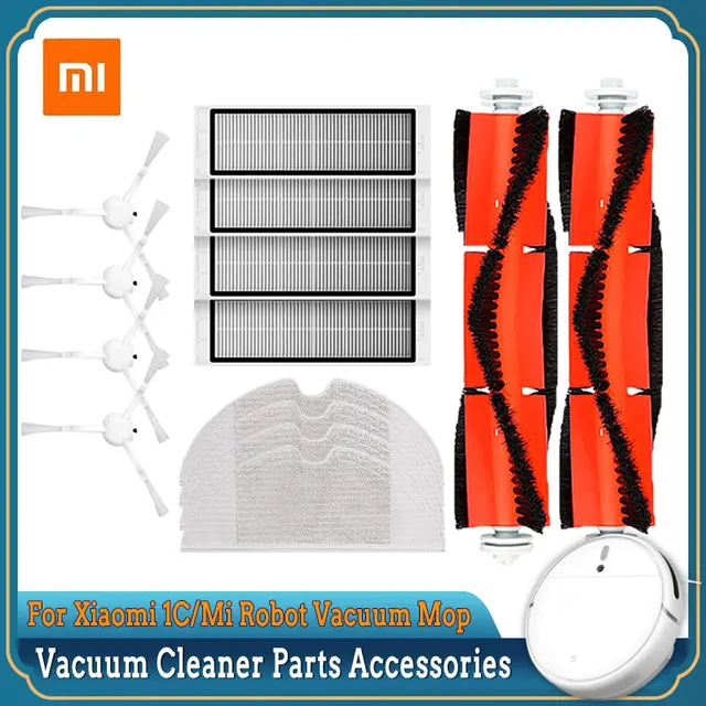 Hepa Filter Main Side Brush Mop Cloth for Xiaomi Mijia 1C 1T Mi Robot Vacuum Mop Dreame F9 Robotic Vacuum Cleaner Accessories 1