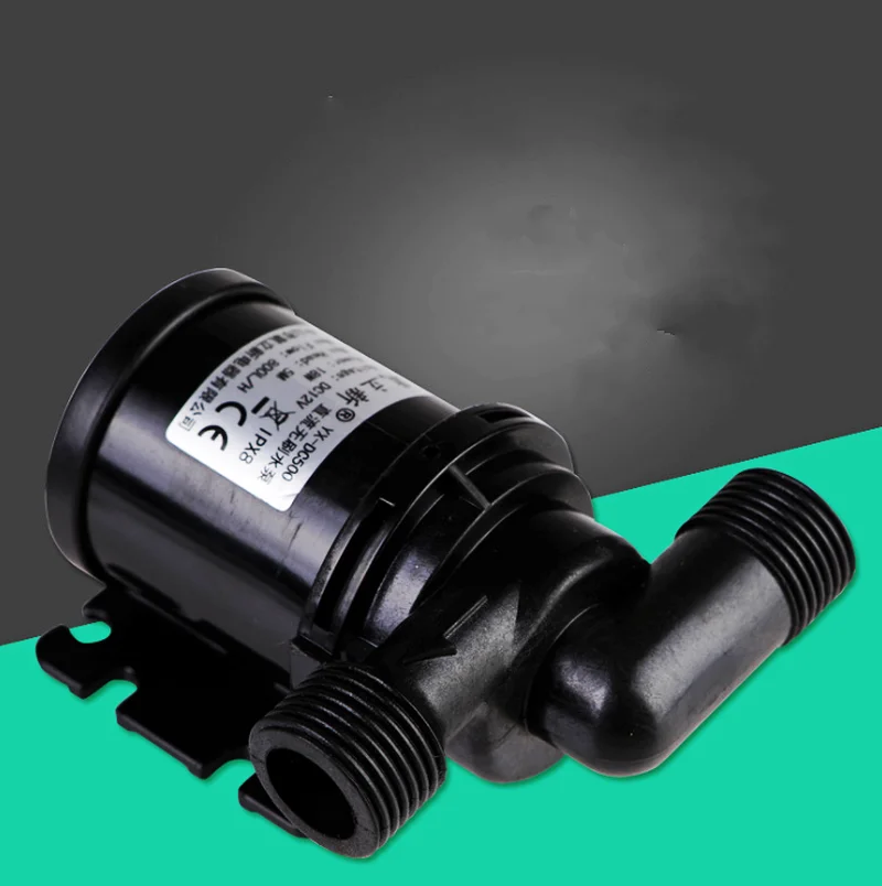 YX DC500D DC 12В 24В Солнечный бесщеточный двигатель циркуляция воды водяной насос