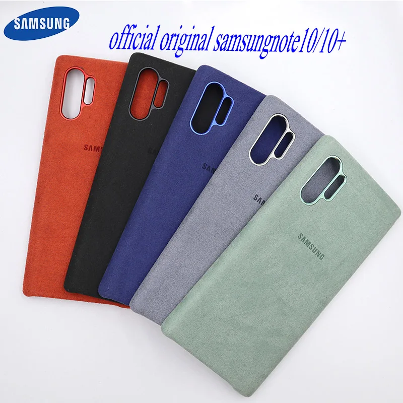 

Samsung Note 10 Plus Case Official Original Genuine Suede Leather Fitted Protector Case SAMSUNG Galaxy Note10 Pro 10+ phone Case