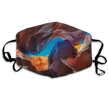 

Antelope Canyon Dust Mask, Reusable Washable Mouth Masks, Adjustable Warm Face Mask Unique Cover Filters Blocking Pollen