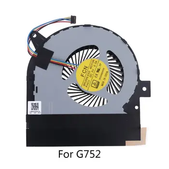 

CPU GPU Cooling Fan Radiator Replacement for G752 Laptop Notebook Accessories Efficient Heat Dissipation Low Noise