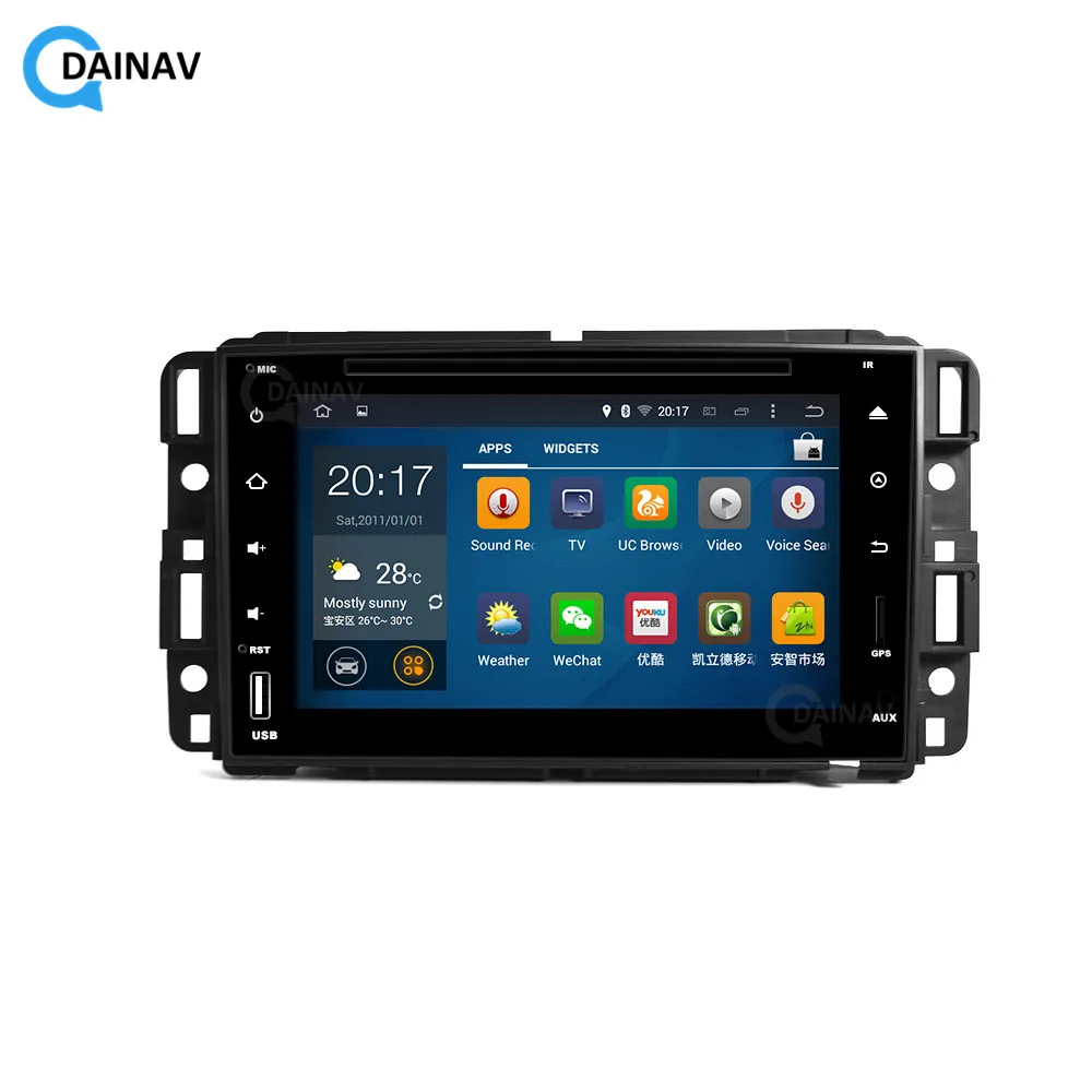 Автомагнитола 2 Din на Android для GMC Chevrolet Chevy Yukon Tahoe Suburban Sierra надлежащего качества