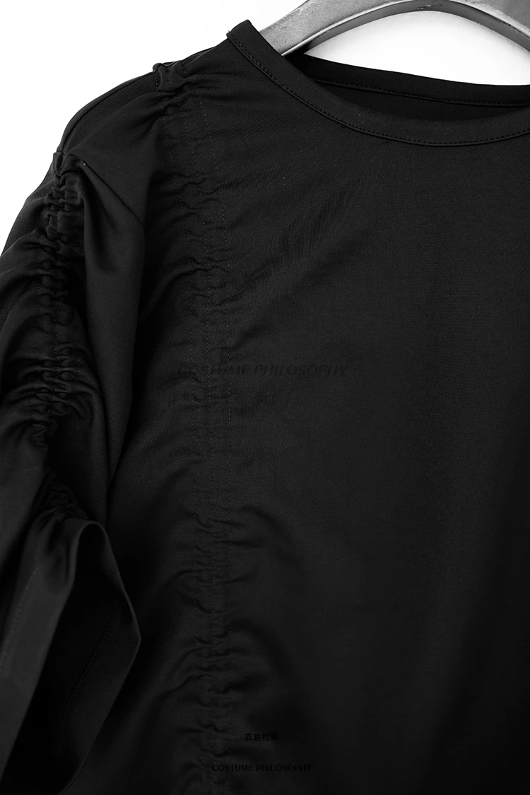 XS-6XL новая мужская одежда стилист волос DJ дизайн морщин ручной работы футболка плюс размер певица костюмы