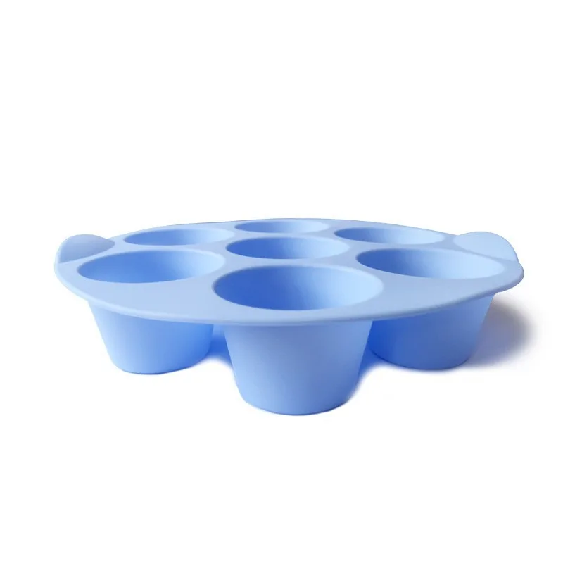 7 Even Round Cup Cake Silicone Mold Baking Accessories Jelly Pudding Mousse Mold DIY Baking Utensils Pastry and Bakery Mould