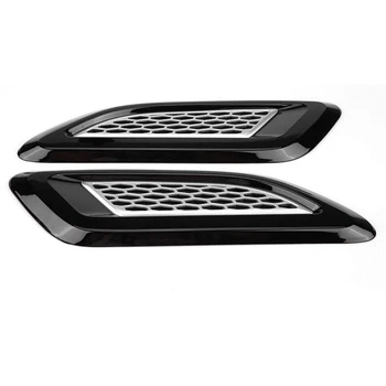 

Car Exterior Hood Air Vent Outlet Ring Cover Trim Engine Hood Frame Decoration Car Accessories for Land Rover,2 PCS