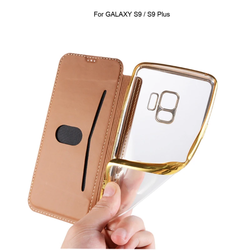 Роскошный флип-чехол для Samsung S8 S9 Plus чехол S10 Lite телефона мягкий ТПУ с покрытием
